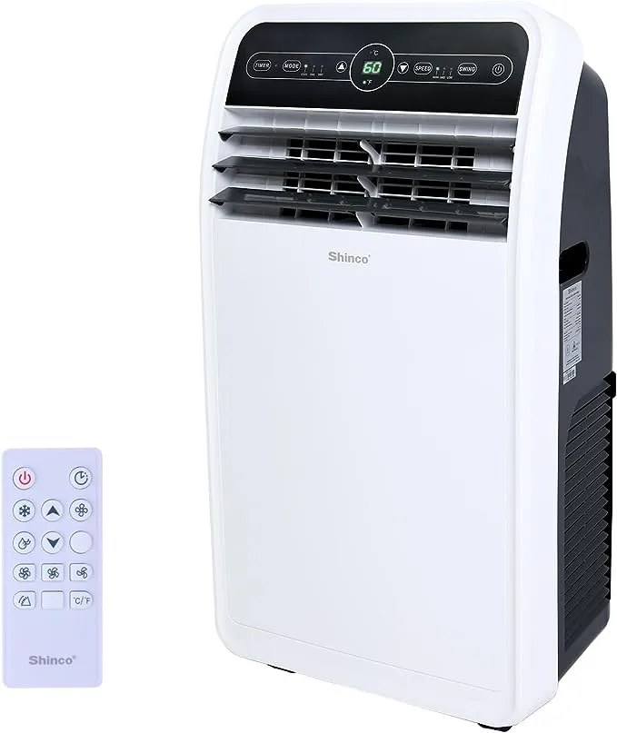 Shinco 8,000 BTU Portable Air Conditioner with Remote YPF1-08C