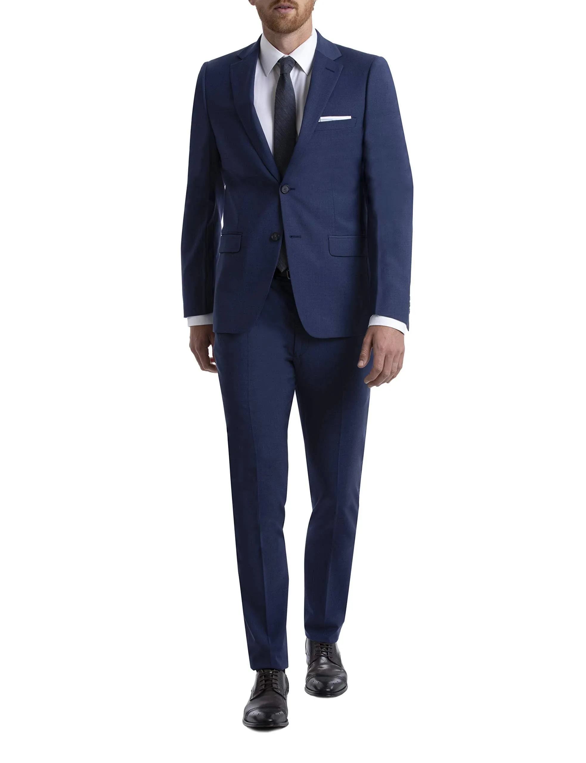 Calvin Klein Men's Skinny-Fit Infinite Stretch Suit Jacket - Blue