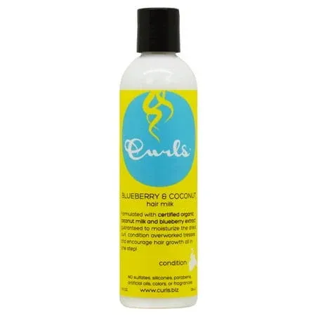 Curls Hair Milk, Condition, Blueberry & Coconut - 8 fl oz