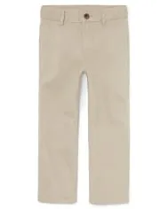 Boys&#x27; Black Stretch Chino Pants Size 14 Slim