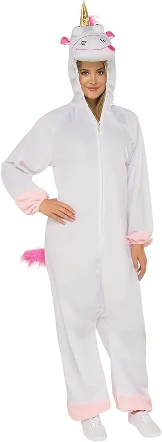 "Women's Despicable Me Fluffy Unicorn Jumpsuit Costume"