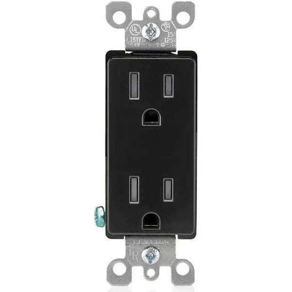 Leviton Decora Duplex Tamper Resistant Outlet