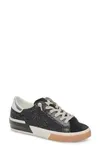 Zina Crystal Sneaker In Black Shimmer