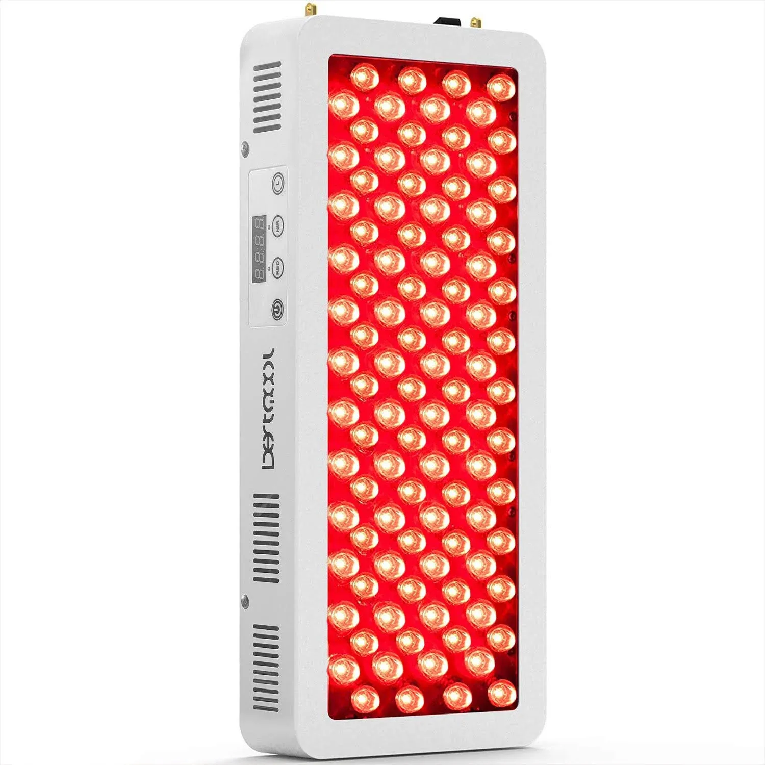 Bestqool Red Light Therapy Device for Body, Skin. Near Infrared Light Therapy, 100 Clinical Grade Dual Chip LEDs, 660nm 850nm High Power Red Light Panel for Pain Relief, Anti-Aging. 170W.