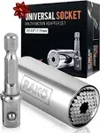 RAK Universal Socket Tool - Super Socket Set to Unscrew Any Bolt - Cool Gifts fo