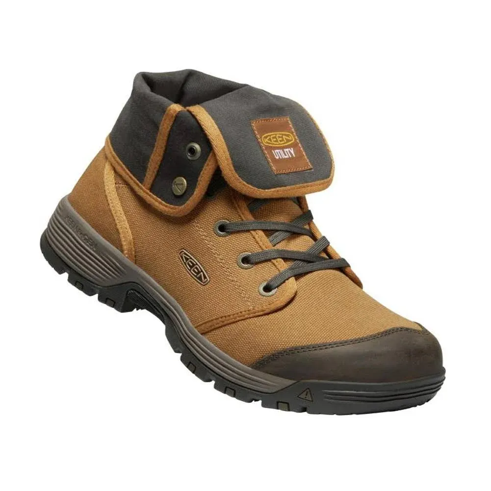 Keen Utility Men's Roswell Mid Soft Toe Canvas Work Boots