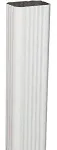 Amerimax 2 in x 3 in-10 ft White Aluminum Downspout