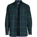 Lands' End Men's Tall Traditional Fit Flagship Flannel Shirt