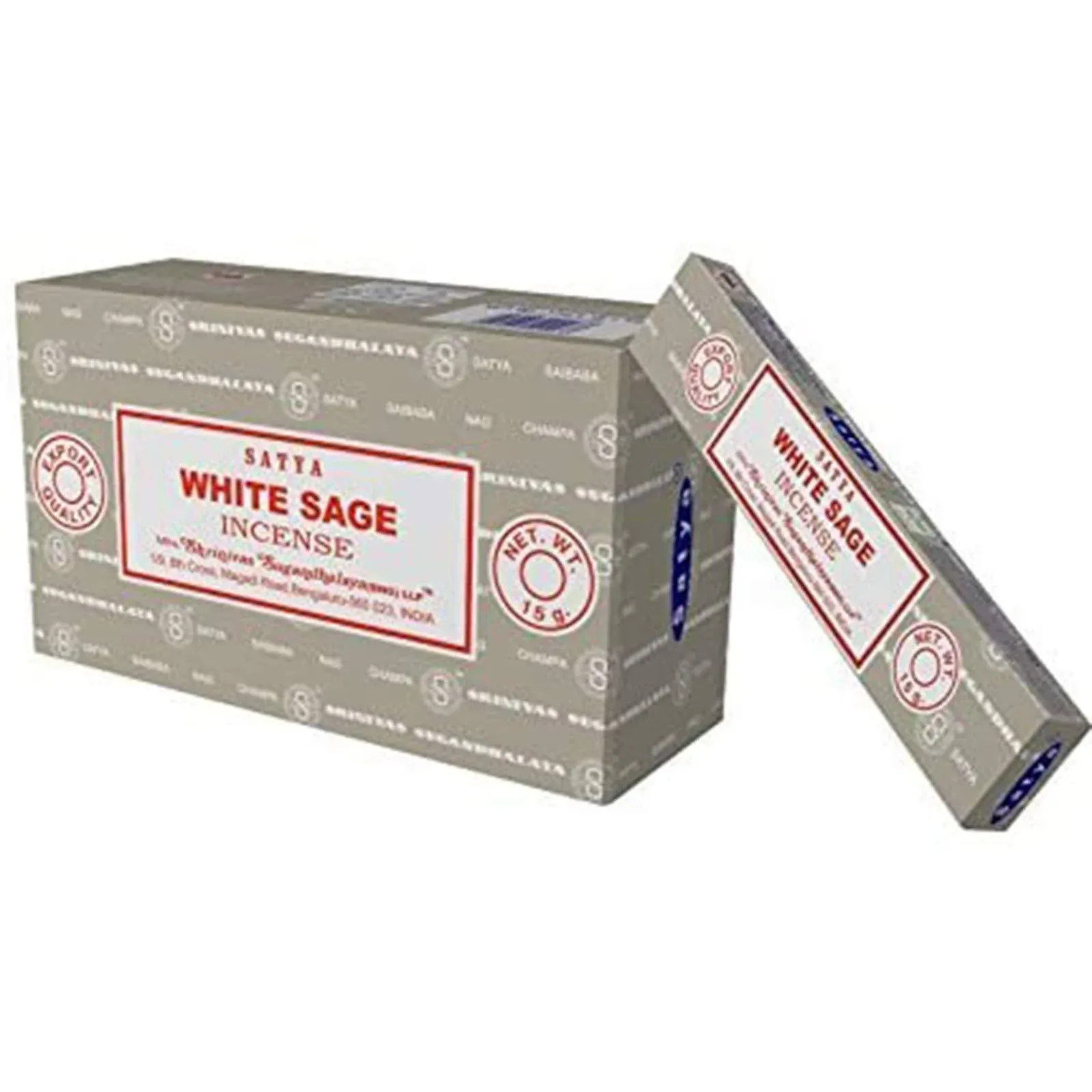 Nag Champa White Sage incense sticks-12packs x 15grams by