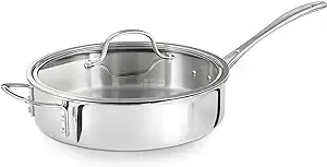 Calphalon Tri-Ply Stainless Steel 3-Quart Saute Pan with Cover