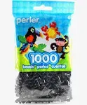 Perler Beads 1,000/Pkg-Black (Pack Of 3)