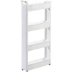 Fox Valley Traders Slim Storage Cart 4 Tier