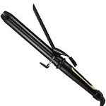 Lanvier 1.25 inch Clipped Curling Iron with Extra Long Tourmaline Ceramic Barrel, Professional 1 1/4 inch Hair Curler Up to 450°F Dual Voltage for