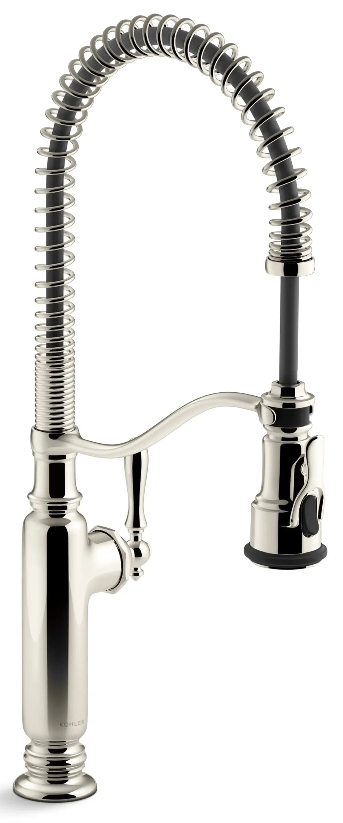 KOHLER 77515-VS Tournant Semi-Professional Pull-Down Kitchen Sink Faucet, Standard, Vibrant Stainless Steel