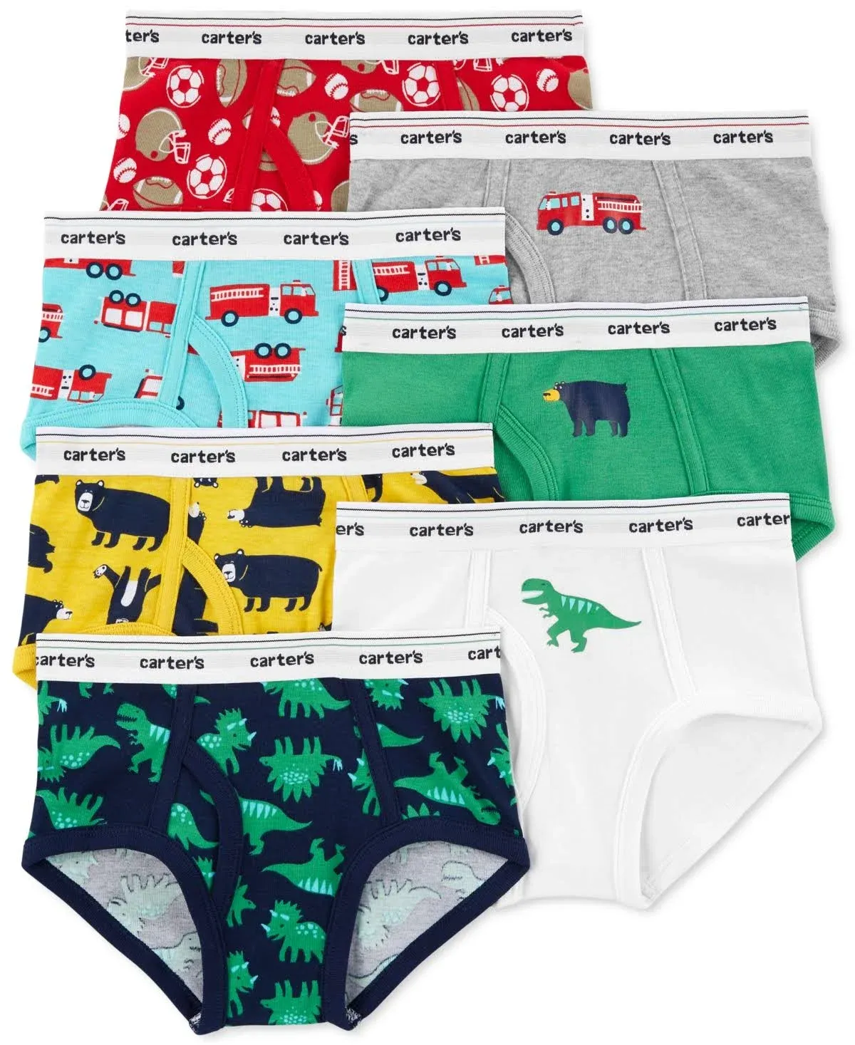 Carter's Boy`s 7 Pack Briefs