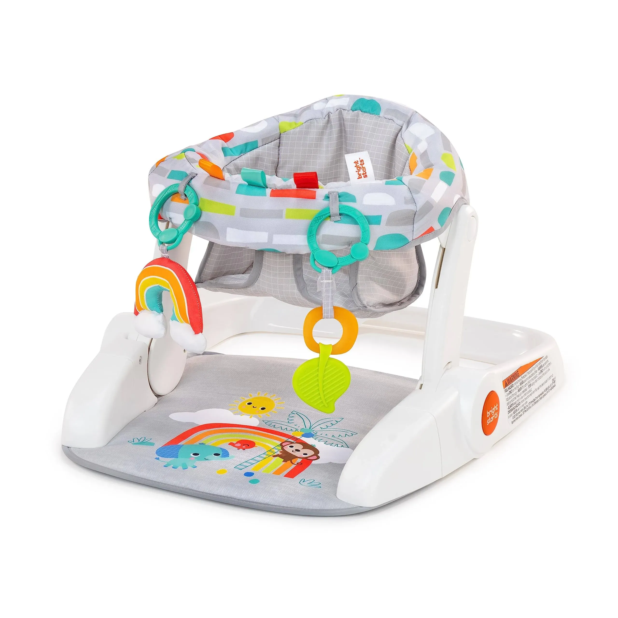 Bright Starts Learn-to-Sit 2-Position Floor Seat - Playful Paradise