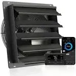 AC Infinity Airlift T16 Shutter Exhaust Ventilation Fan 16" Temperature and Humidity Controller