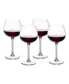 Purismo Bar Set Of 4 Red Wine Glasses In Nocolor