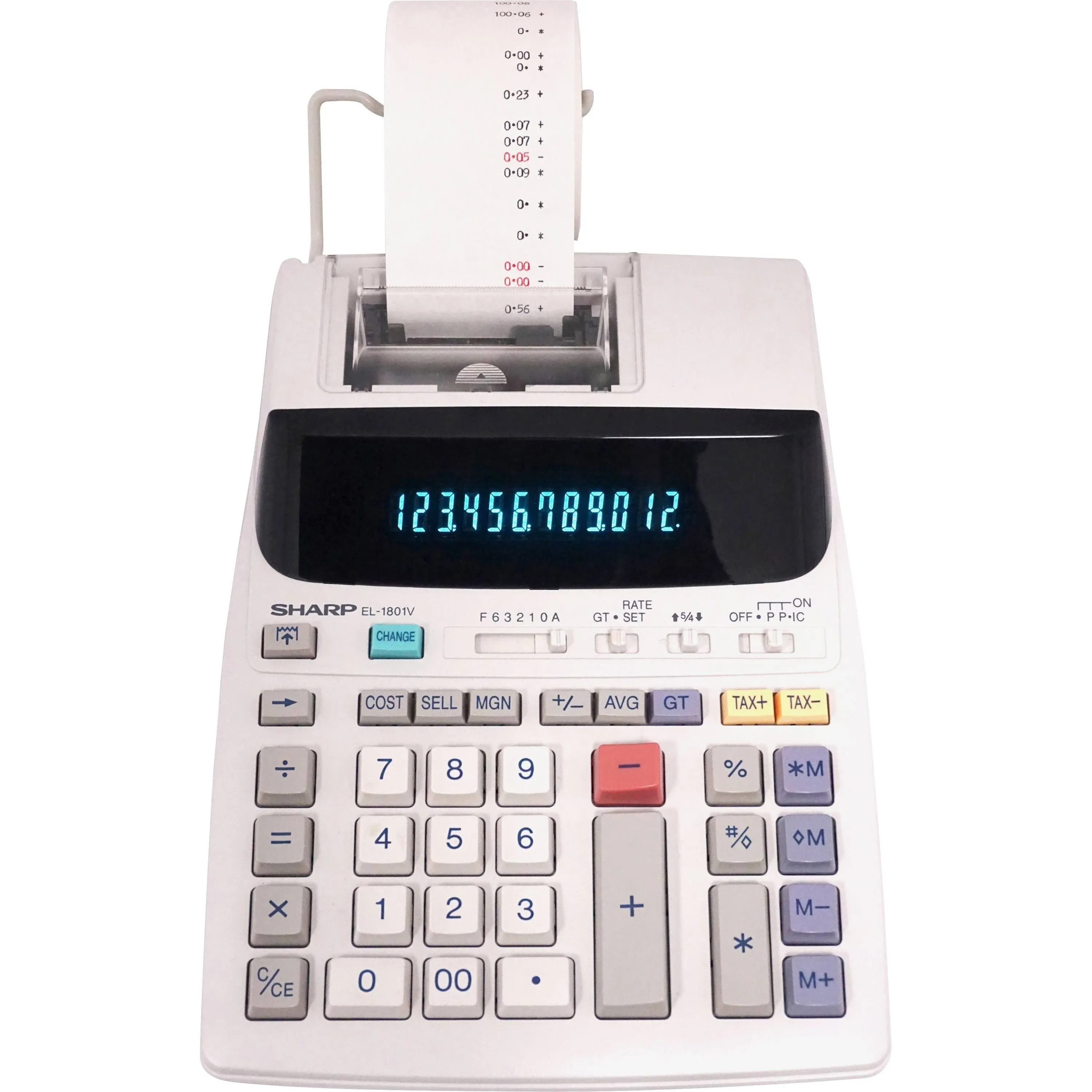 Sharp EL-1801V 12 Digit Printing Calculator