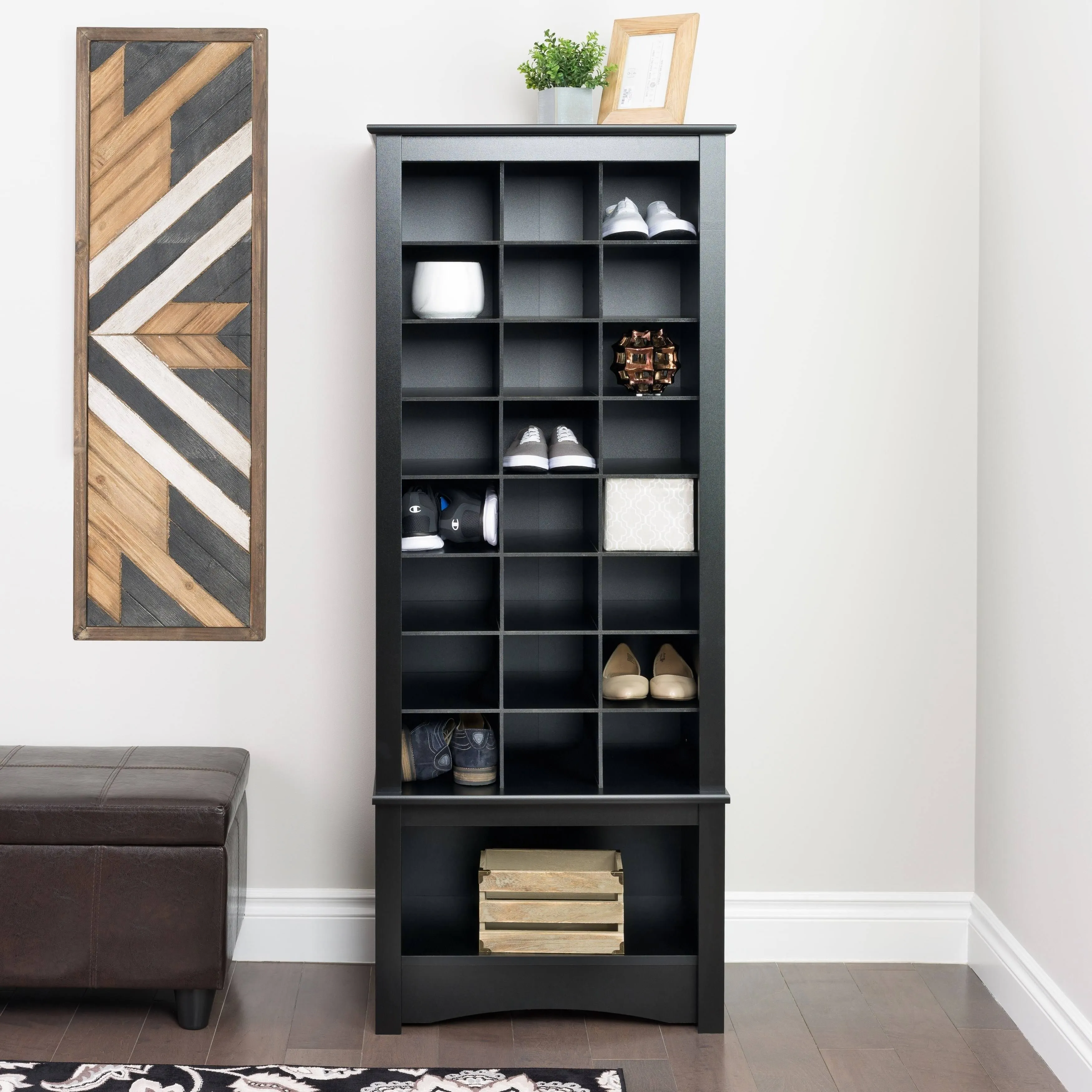 Tall Shoe Cubbie Cabinet by Prepac