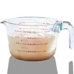 8 Cup Large Glass Measuring Cup - Kitchen Mixing Bowl, Liquid Measure Cups, Glass Bakeware Set, Punch Bowl, Batter Bowl.