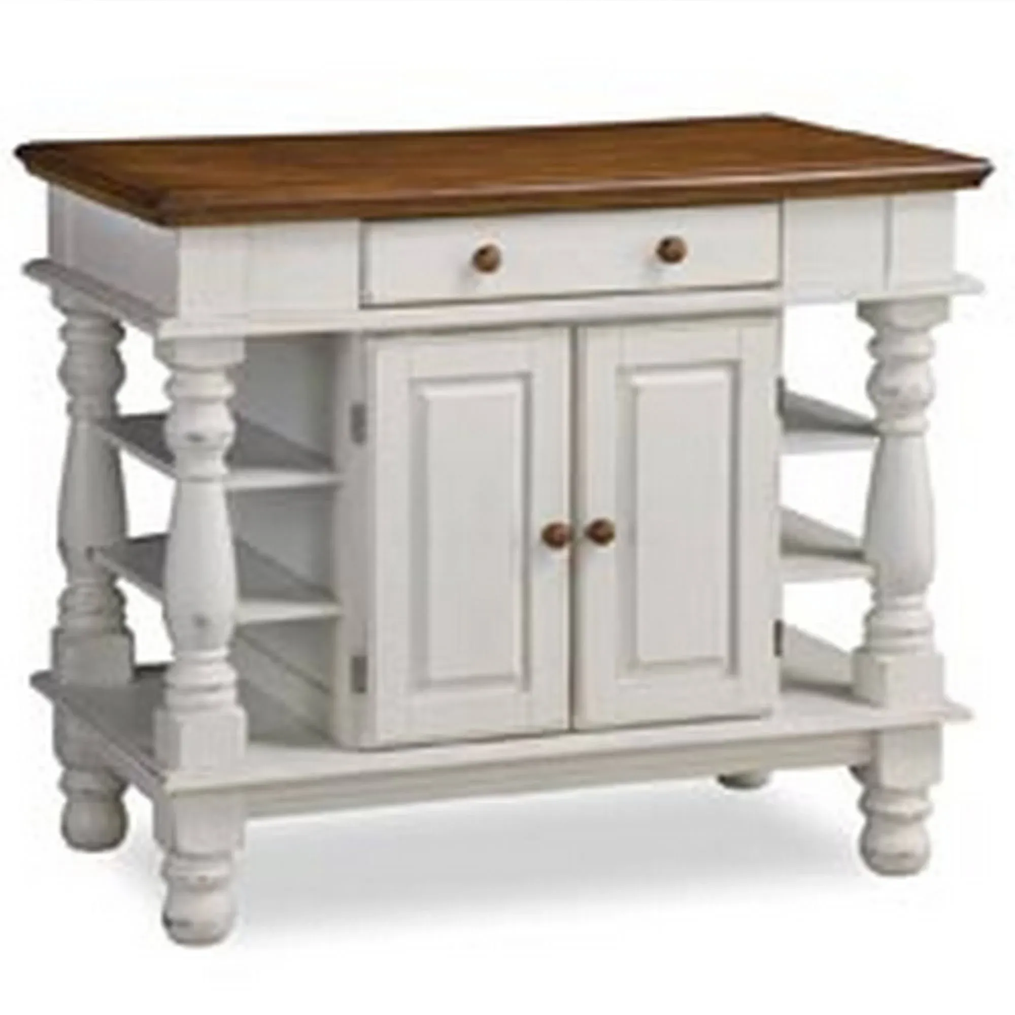 Americana Off-White Kitchen Island