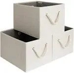 32L Storage Baskets for Organizing, Foldable Baskets for Shelves, Fabric Bins...