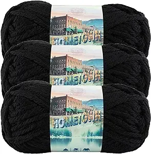 Lion Brand Hometown USA Yarn - Oakland Black