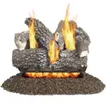 Pleasant Hearth Arlington Ash 18 in. Vented Gas Log Set