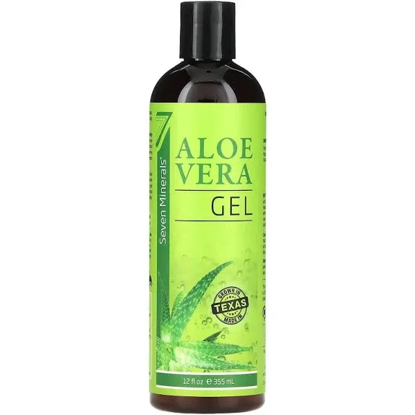 Aloe Vera Gel - 99% Organic, 12 oz - No Xanthan, So It Absorbs Rapidly with No