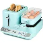 Nostalgia CLBS3AQ Retro 3-in-1 Breakfast Station - Aqua