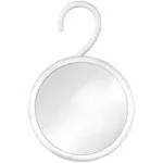 MIRRORVANA Hangable Round Fogless Shower Shaving Mirror with 360° Swivel Rota...