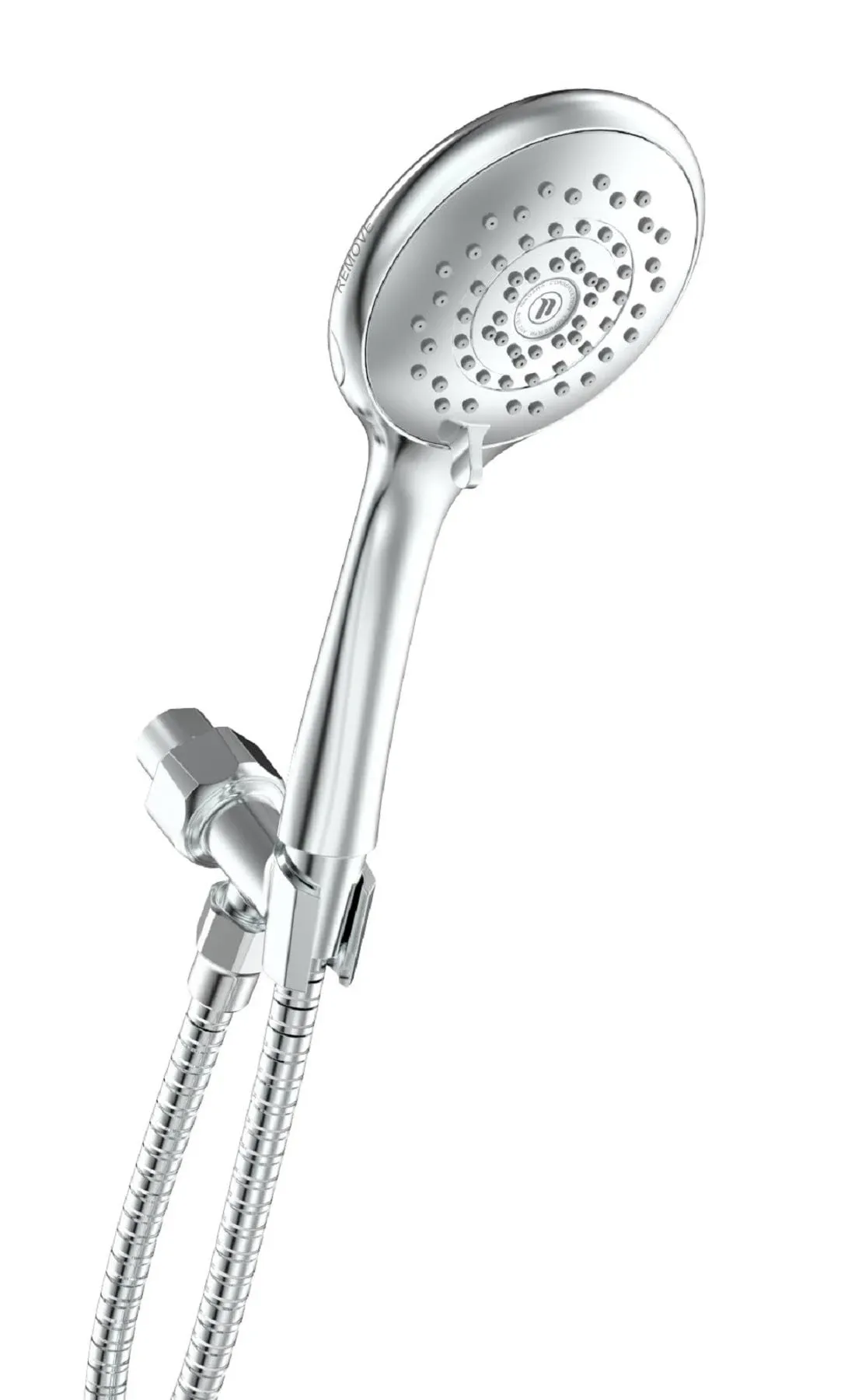 NIAGARA N9415CH-HH HealthGuard 5-Spray 4.5 in. 1.5 GPM with Removable Faceplate Handheld Shower Head in Chrome