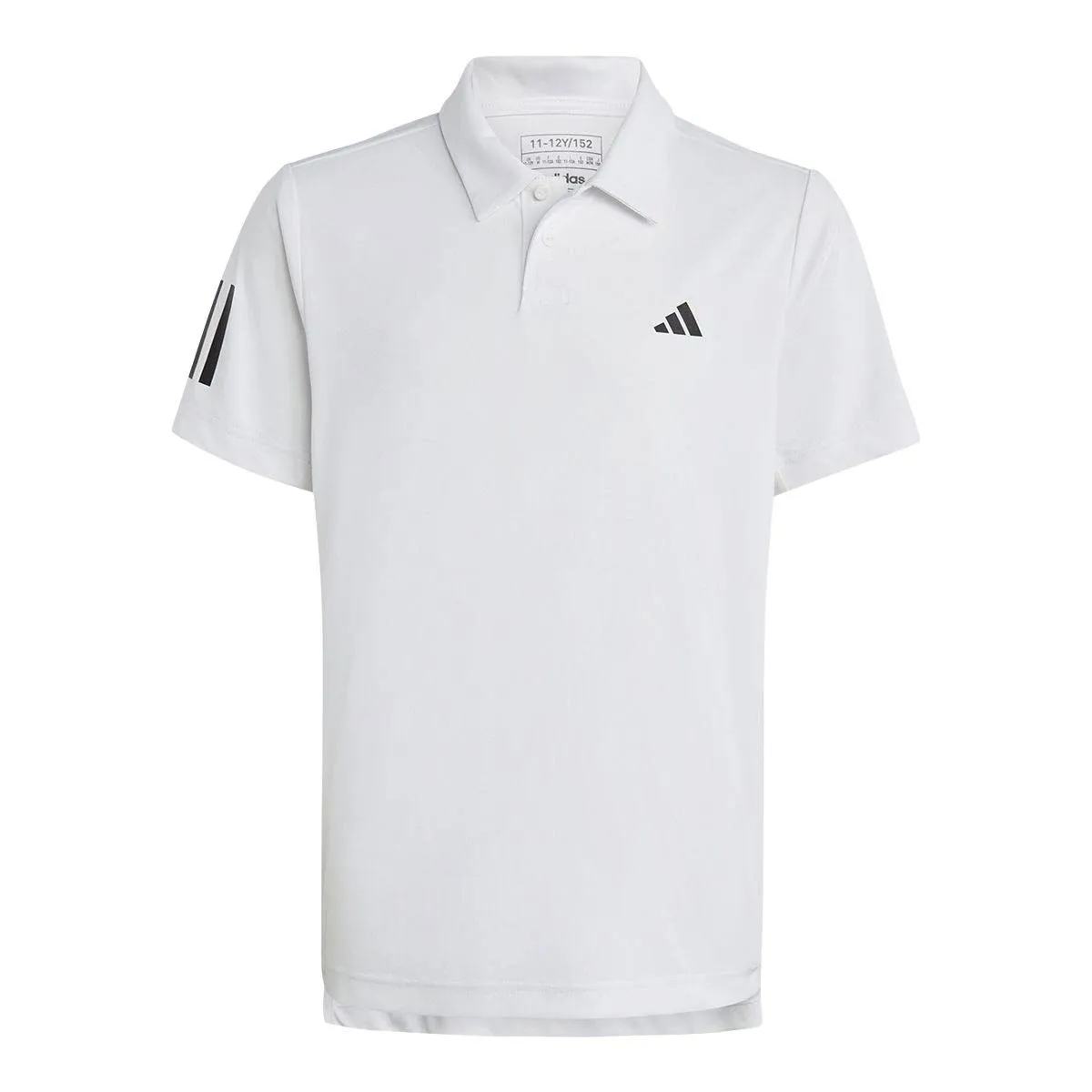 adidas Boys Club 3 Stripe Polo - White – Merchant of Tennis