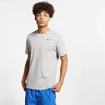 Nike Men's Dri-Fit Training T-Shirt - Grey Heather