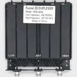 Fumei UHF 400-470MHz 50W Duplexer for Radio Repeater with Preset Low Frequency 462MHz & High Frequency 467MHz & N Female connectors