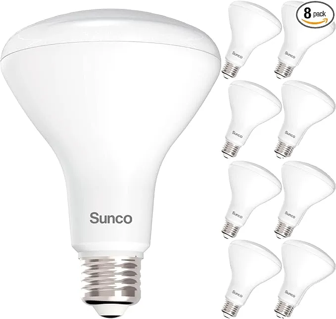 Sunco Lighting BR30 LED Bulbs Indoor Flood Lights 11W Equivalent 65W 3000K Wa...