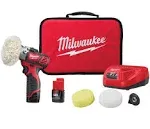 Milwaukee 2438-22 M12 Variable Speed Polisher/Sander Kit