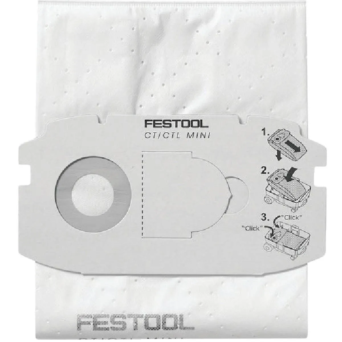 Festool 498410 SELFCLEAN Filter Bag for ct Mini - 5 Pack