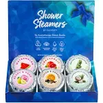 Cleverfy Shower Steamers Aromatherapy Gift Set of 6 Shower Bombs