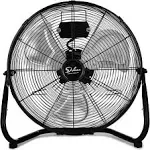 Simple Deluxe 12&#034; 3-Speed High Velocity Heavy Duty Metal Industrial Floor Fans