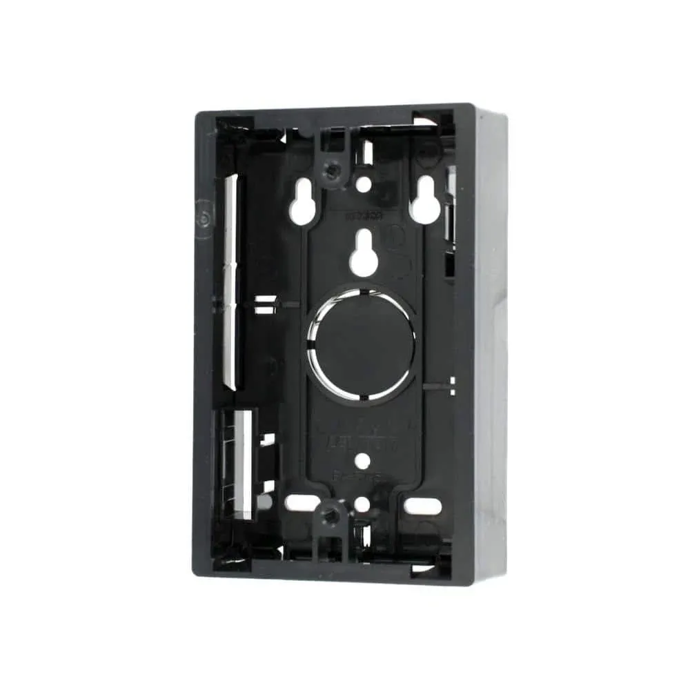 Leviton Surface-Mount Back Box 1-Gang 1.45 Inch Box Depth Black (42777-1EB)