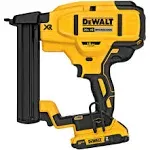 DeWalt 20V Max XR 18 Gauge Cordless Narrow Crown Stapler Kit DCN681D1