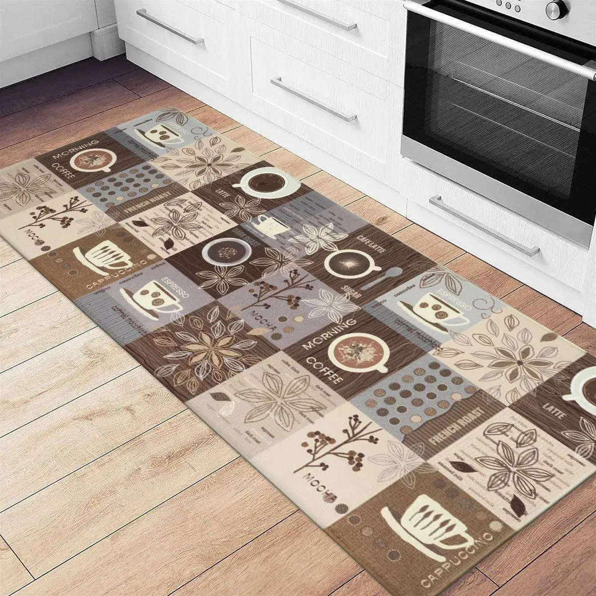 World Rug Gallery Coffee Kitchen Anti Fatigue Standing Mat