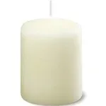 BOLSIUS 12 Ivory Pillar Candles Bulk - 2.3 x 3 inch Candle Set - 17 Hours Cle...