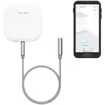 YoLink Water Leak Sensor 2,1/4 Mile World's Longest Range Smart Home Water Leak Sensor,Water Leak Detector with Built-in Siren Up to 105dB,Works with Alexa and IFTTT-YoLink Hub Required,YS7904-UC