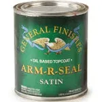 General Finishes Arm R Seal Oil Based Topcoat, Quart / Satin