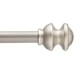 Kenney KN71617 Kendall Knob End Standard Decorative Window Curtain Rod, 28-48" Adjustable Length, Antique Rust Finish, 5/8" Diameter Steel Tube