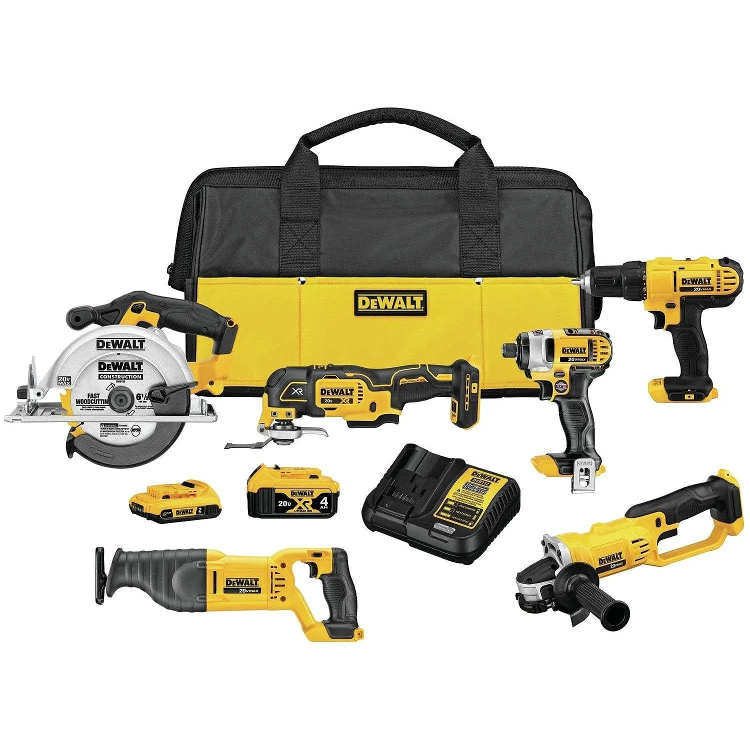 DeWalt 20V MAX 6-Tool Combo Kit