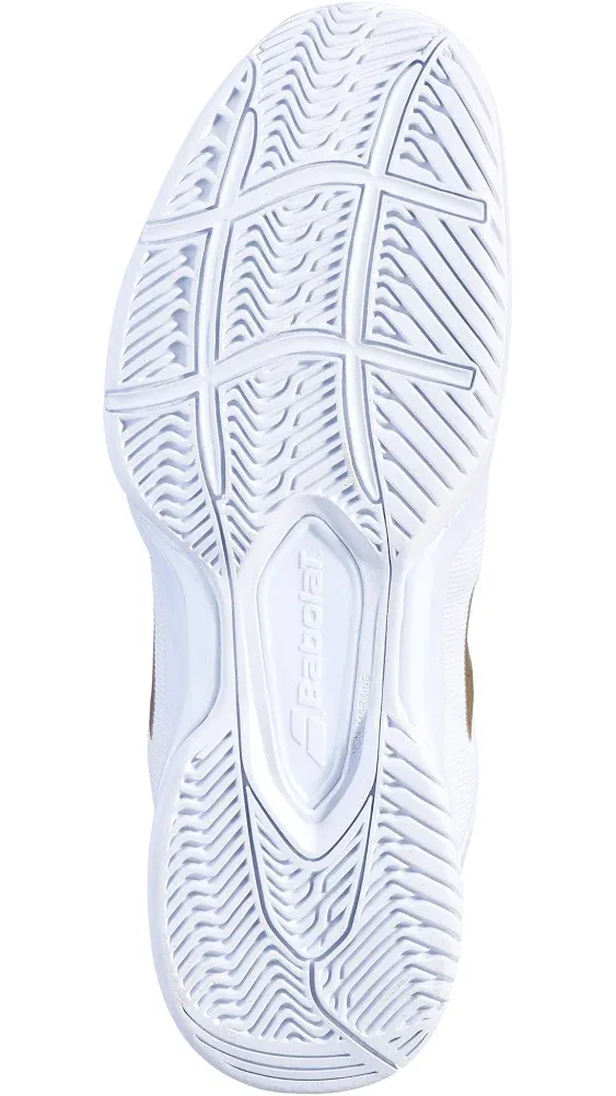 Babolat SFX3 AC Wimbledon men tennis shoes - White/Gold